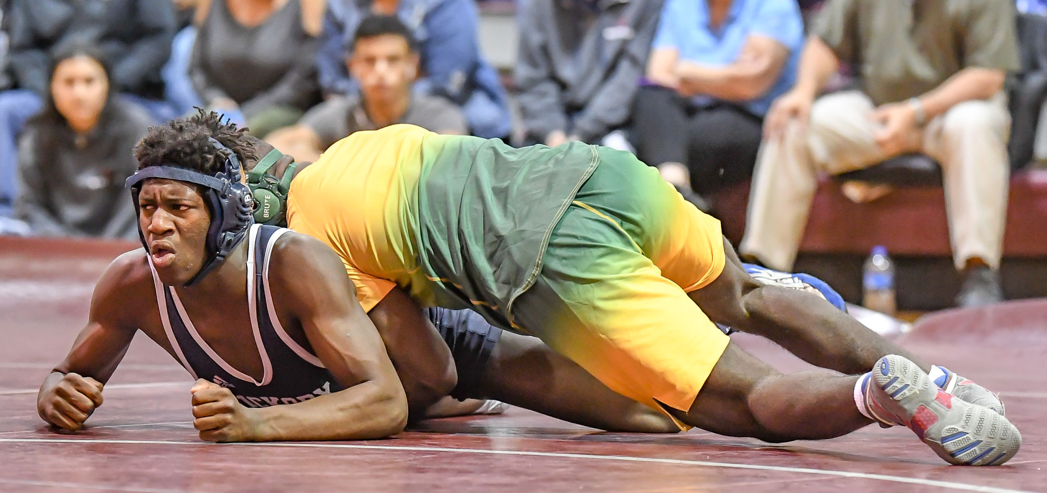 Wednesday night high school wrestling action